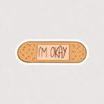استیکر چسب زخم im okay
