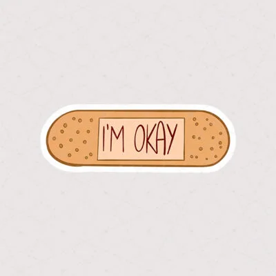 استیکر چسب زخم im okay