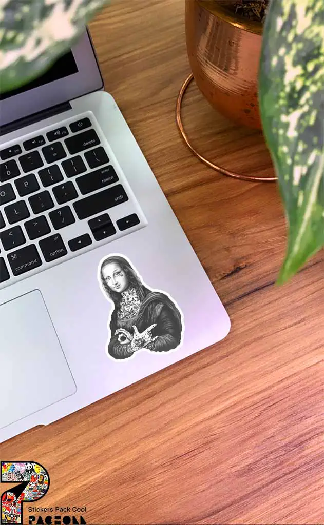 8184 K Mona Lisa Gang استیکر مونالیزا گنگ استیکر مونالیزا همراه با تتو