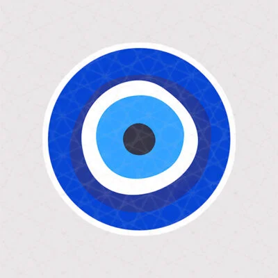 استیکر لپتاپ چشم نظر کد 8195