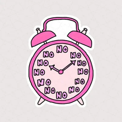 استیکر لپتاپ نه به بیدار شدن
