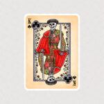 استیکر لپتاپ پاستور طرح کینگ اسکلتی