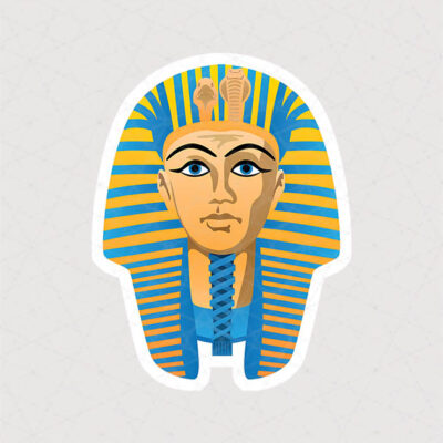 استیکر فرعون توتانخامون