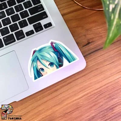 استیکر چهره هاتسونه میکو