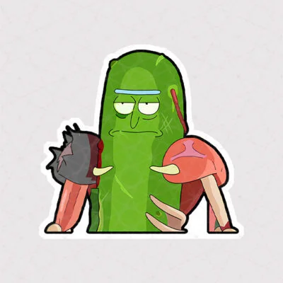 استیکر Pickle Rick کد 5010 از مجموعه انیمیشن ریک و مورتی