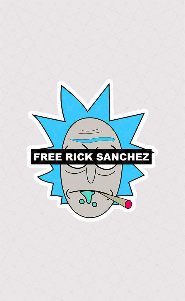 5023 Asli Rick Sanchez استیکر ریک سانچز استیکر ریک سانچز طرح Free Rick Sanchez