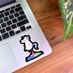 استیکر یونیکورن گوز رنگین کمانی