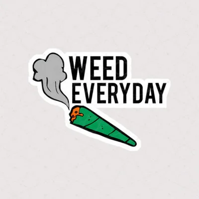 استیکر Smoke Weed Everyday