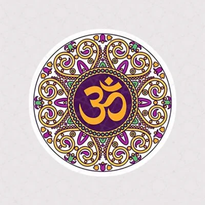 استیکر ماندالا طرح اوم دایره