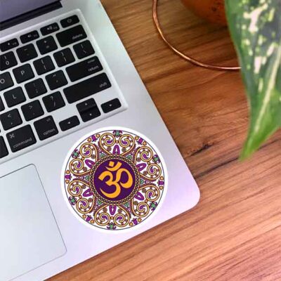 استیکر ماندالا طرح اوم دایره