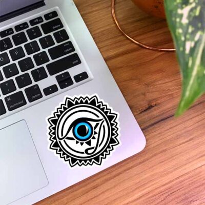 استیکر چشم حورس دایره ای