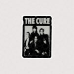 استیکر اعضای گروه The Cure طرح سیاه و سفید