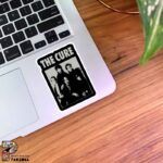 استیکر اعضای گروه The Cure طرح سیاه و سفید