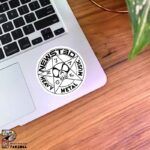 استیکر Newsted طرح ستاره و جمجمه