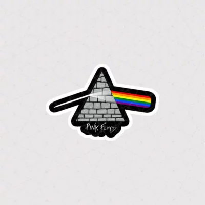 استیکر منشور نور Pink Floyd