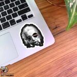 استیکر انیشتین همراه با عینک طرح پینک فلوید