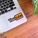 استیکر Youtube طرح زرد
