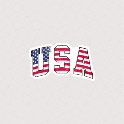 استیکر پرچم USA کد 7008