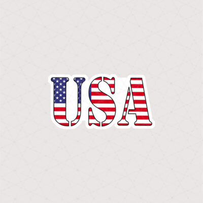 استیکر پرچم USA کد 7009
