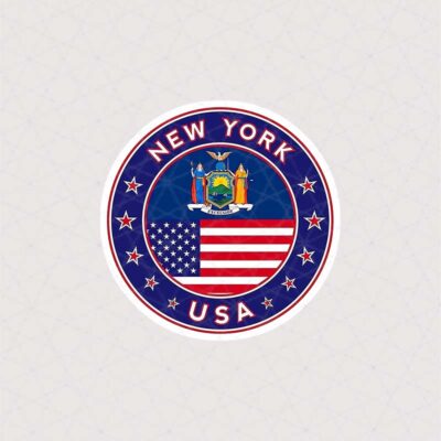 استیکر نماد شهر نیویورک و امریکا