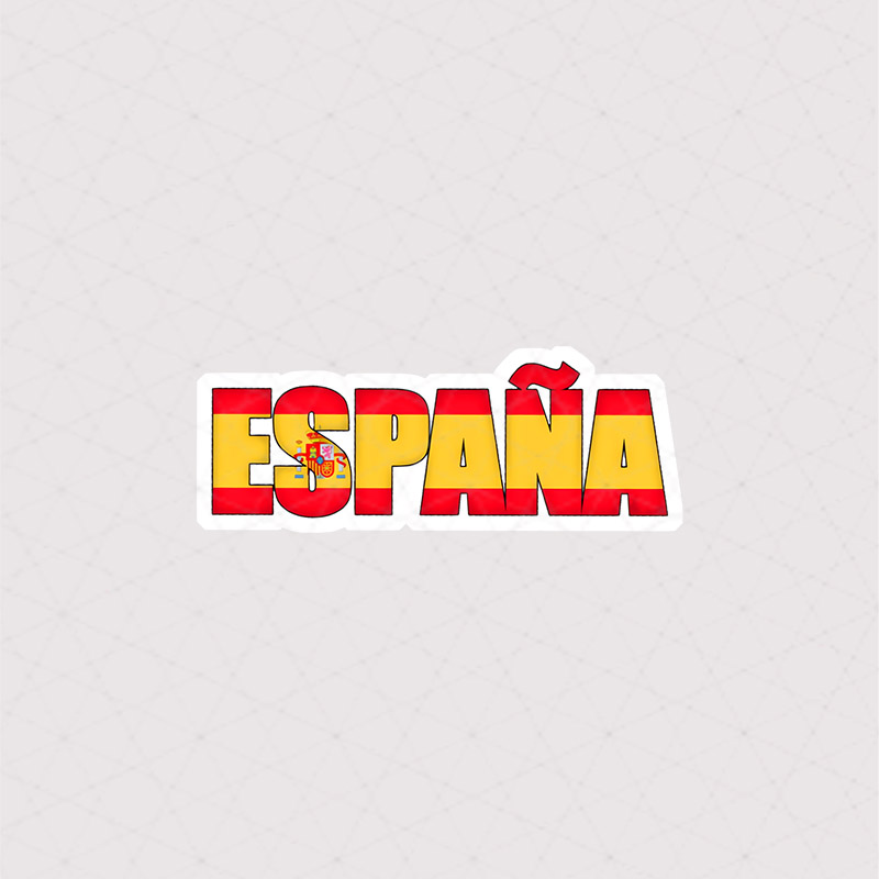 استیکر نوشته España طرح اسپانیا