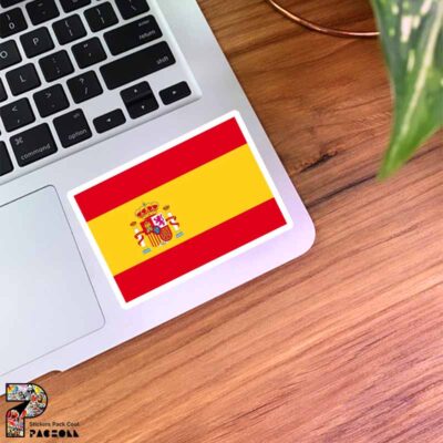 استیکر پرچم Spain کد 7083