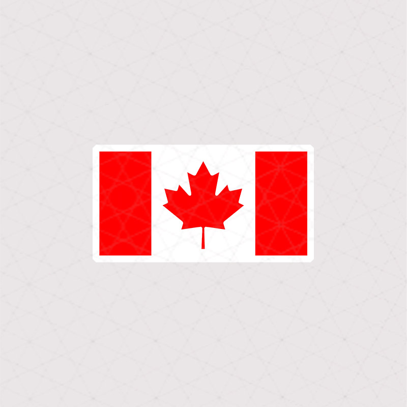 استیکر پرچم کانادا