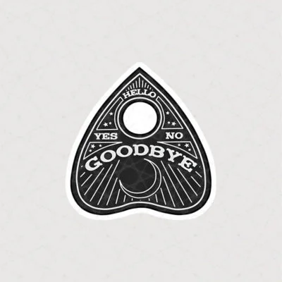 استیکر تخته Ouija به رنگ سیاه