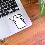 استیکر فلورک با چهره پوکر