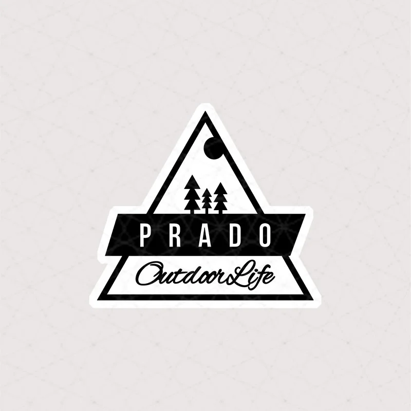 6038 Asli Offroad استیکر آف رود استیکر Outdoor Life PRADO