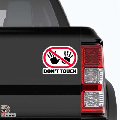 استیکر Don't Touch برای ماشین