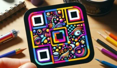چاپ استیکر بارکد qr