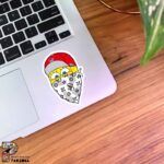 استیکر باب اسفنجی با باندانا