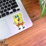 استیکر SpongeBob شاد و خندان