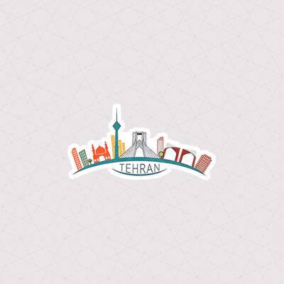 استیکر نمادهای تهران