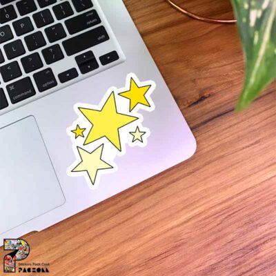 استیکر ستاره‌های زرد