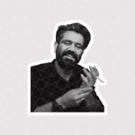 استیکر علی سورنا همراه با سیگار