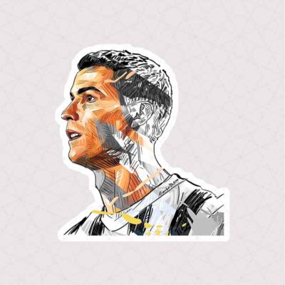 استیکر دیجیتال آرت Ronaldo