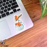 استیکر سیگاری که دست میکشه