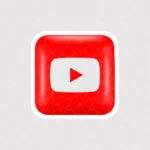 استیکر لوگو مربع YouTube
