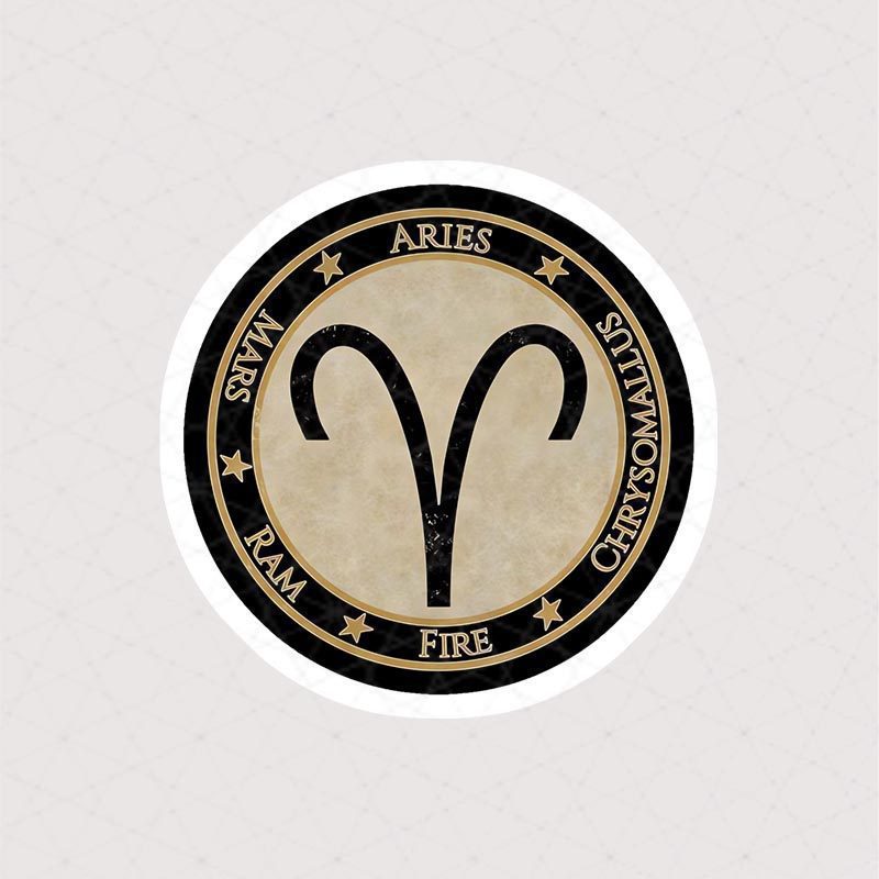 8513 Asli fantasy استیکر فانتزی استیکر Aries نماد متولدین ماه فروردین