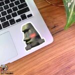 استیکر موآی با دو دست اشاره گر