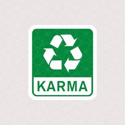 استیکر Karma طرح بازیافت