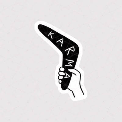 استیکر کارما طرح boomerang
