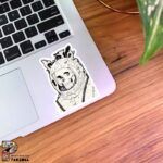 استیکر اسکلت فضانورد