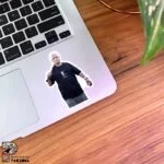 استیکر گنگ عمو حسن همراه با چوب بیسبال