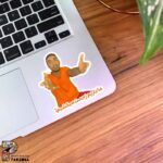 استیکر ما داریم زحمت میکشیم ، رضا پیشرو