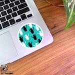 استیکر آفتابه طرح دایره ای