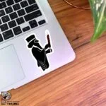 استیکر مجسمه هخامنشی در حال کباب زدن