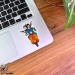 استیکر زن و مرد ایرانی در حال موتور سواری